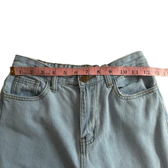 Princess Polly High Rise Wide Leg Y2K Elastic Waist Jeans - Picture 7 of 9